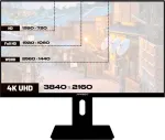 Monitor No name JAPANNEXT 60,5cm JN-IPS2380UHDR-C65W-HSP 16:9 HDMI/DP UHD