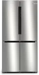K&uuml;lmik Bosch French Door KFN96APEA Series 6 E silver