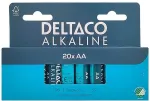 DELTACO AA leeliselised 20 tk pakis