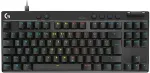 Klaviatuur Logitech PRO X TKL RAPID Schwarz . Kabelgebundene Gaming-Tastatur. Magnetische Analog-Switches. Rapid-Trigger. LIGHTSYNC RGB