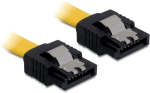 DeLOCK SATA-Kabel SATA -> SATA St/St 0.30m gelb Clips