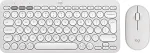 Klaviatuur Logitech KEYBOARD +MOUSE COMBO PEBBLE 2/WHITE 920-012240
