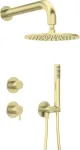 Deante Concealed shower set with overhead shower