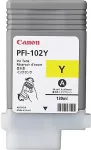 Tooner CANON PFI 102 Y Gul Bl&aelig;kbeholder 0898B001