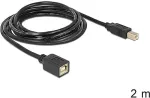 DeLOCK USB-Verl&auml;ngerungskabel - USB Type B (W) bis USB Type B (M) - 2 m
