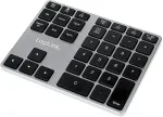 Klaviatuur Logilink Keypad Bluetooth, mit 35 Tasten, ALU, Space grau