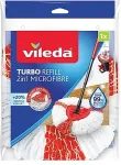 Vileda Turbo 2in1 Mop head Red, White