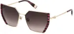Furla P&auml;ikeseprillid naistele SFU786V570AHL (l&auml;&auml;tse/silla/sanga) 57/14/140 mm