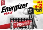 Energizer patarei Max Alkaline AAA CHP8 6+2