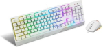 Klaviatuur Msi VIGOR GK30 COMBO WHITE MEMchanical Gaming Keyboard + Gaming Mouse Bundle 'UK Layout, 6-Zone RGB Lighting Keyboard, Dual-Zone RGB Lighting Mouse, 5000 DPI Optical Sensor, Center'