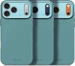 DECODED AntiMicrobial Silicone Backcover iP 17 Pro Max Blue