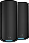 Netgear ORBI 970 MESH-WIFI-7-SET OF 2 QUAD-BAND-MESH BLACK