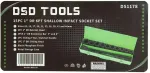 DSDTOOLS 1" PAVAROS 6-k&otilde;rguse astmega s&uuml;gavusl&ouml;&ouml;kotsikute komplekt, 15 tk DS1178