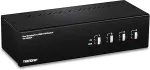 TrendNet KVM Switch 4-port Dual Monitor DisplayPort
