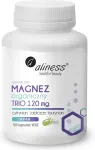 Aliness Organic Magnesium TRIO 120 mg with B6 (P-5-P) &ndash; dietary supplement &ndash; 100 capsules