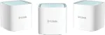 D-Link | EAGLE PRO AI AX1500 Mesh System | M15-3 (3-pack) | 802.11ax | 1200+300 Mbit/s | 10/100/1000 Mbit/s | Ethernet LAN (RJ-45) ports 1 | Mesh Support Yes | MU-MiMO Yes | No mobile broadband | Antenna type 2 x 2.4G WLAN Internal Antenna, 2 x 5G WL ...