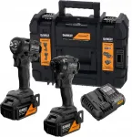 Dewalt ZESTAW COMBO 18V DCK2224MP2T (DCD86M, DCF92M) 2x5,0Ah TSTAK MCLAREN