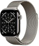 APPLE Watch Series 11 GPS + Cellular 42mm Natural Titanium Case with Natural Milanese Loop
