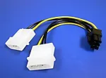 Akasa - 4-pin Molex to 6-pin ATX PCIex adapter