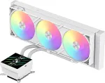 Gamemax CPU Liquid Cooler | GLACIER 360 LCD WH | White