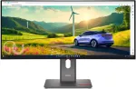 Monitor Lenovo 86,4cm/34" (3440x1440) ThinkVision P34WD-40 21:9 WQHD IPS 4ms 120Hz HDMI DisplayPort USB-C USB-B USB-A RJ45 VESA Speaker Curved