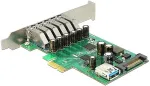 DELOCK PCI Express Karte > 6 x extern + 1 x intern USB 3.0 (89377)