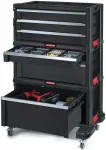 KETER BOOKCASE 6 DRAWERS TOOL CHEST SET