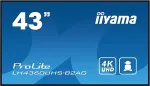 Monitor Iiyama LH4360UHS-B2AG Signage Display Digital A-board 108 cm (42.5") LED Wi-Fi 500 cd/m&sup2; 4K Ultra HD Black Built-in processor Android 11 24/7