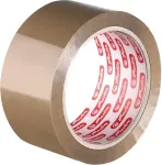 Herlitz Packband 50mmx66m braun ger&auml;uscharm gro&szlig;er Rollkern