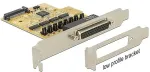 V&otilde;rgukaart DELOCK PCI Express x1 Karte zu 4 x Seriell mit Spannungsversorgung