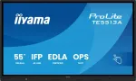Monitor Iiyama 138,8cm/54,6" (3840x2160) ProLite TE5513A-B3AG 16:9 4K IPS 8ms HDMI DisplayPort USB-C USB LAN RS232 VESA Speaker Touch WiFi Black