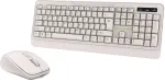 Tellur Green Wireless Keyboard and Mouse Nano Recever Creame