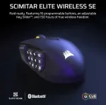 Hiir CORSAIR SCIMITAR ELITE WIRELESS SE mouse Gaming Right-hand RF Wireless + Bluetooth Optical 33000 DPI