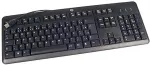 Klaviatuur Hp USB Tastatur DE kabelgebunden schwarz