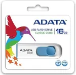 M&auml;lukaart A-DATA MEMORY DRIVE FLASH USB2 16GB/WH/BLUE AC008-16G-RWE