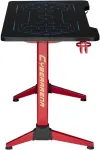 Maclean RGB Led NanoRS Gaming Desk, Black, Large, 100kg max, Height 760mm, RS163