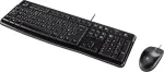 Klaviatuur Logitech MK120 Corded Combo - BLACK - USB - RUS