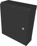 DATACOM 10" single-piece rack 9U/140 black sheet metal door