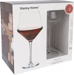 Home4you Veinipokaalid CRYSTAL 2tk 700ml "Burgundy"