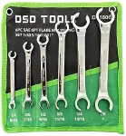 DSDTOOLS 6 TK. COLINIA 6-K&Uuml;LGASTE MUTRIV&Otilde;TMETE KOMPLEKT TORUDE MUTRITELE DS1806