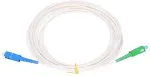 Extralink PATCHCORD SC/UPC-SC/APC SM G.657B3 SIMPLEX 3.0MM 20M LSZH EASY FLEX - Kabel - Single- bzw. Monomode-Faser Digital lydkabel Hvid 20m