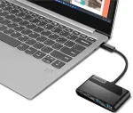 Lenovo Select USB Type-C 4-Port USB-Hub black