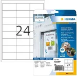 HERMA Special - Outdoor self-adhesive removable matte film labels - wei&szlig; - 66 x 33,8 mm 480 Etikett(en) (20 Bogen x 24) (Druckmedien) (4573)