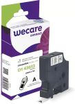 Armor WECARE tape compatible with DYMO S0720780,Black/White,6mm*7m