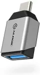 ALOGIC Ultra-Mini-USB-C auf USB-A Adapter grau