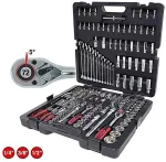 KS TOOLS 1/4 +3/8 +1/2 216 pcs CHROMEplus Socket Set