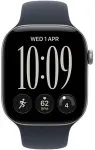 APPLE Nutikell Watch Series 12 (2026) GPS 46mm Space Gray alumiiniumkorpus, Navy Blue spordirihm S/M EL MJEH4 - AINULT KARBI KAHJUSTUS
