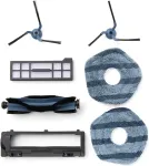 Eufy Anker | Replacement Parts Kit for eufy X10 Pro Omni Robot Vacuum, Roller Brush with Bristles and Rubber, Brush Guard, 2 Side Brushes, Washable Filter, and 2 Mop Cloths