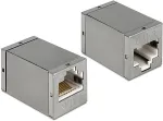 DELOCK RJ45 Adapter RJ45 -> RJ45 Bu/Bu Cat6 geschirmt kom