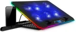 EVOLVEO Ania 9, laptop cooling pad, 6x fans, RGB peripheral backlighting